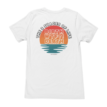 100% Organic Herren Shirt »The 3 Stages Of Life«