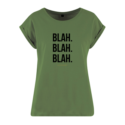 Organic Alle-Größen-Shirt »Blah. Blah. Blah.«