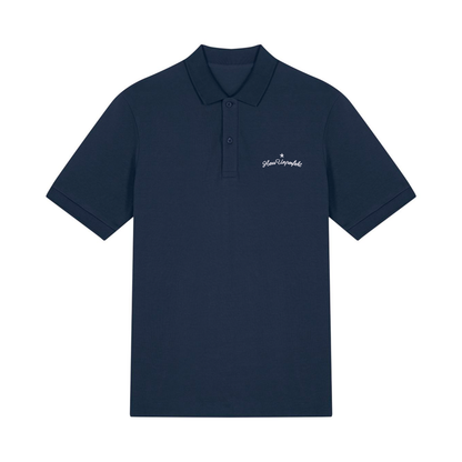 100% Organic Herren Polo-Shirt »Herr Unperfekt« hochwertig bestickt