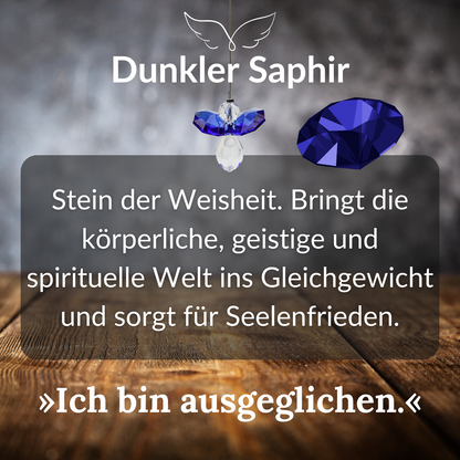 Unperfekt-Schutzengel Nr. 3 von 10 »Dunkler Saphir« für Dich oder als Geschenkidee