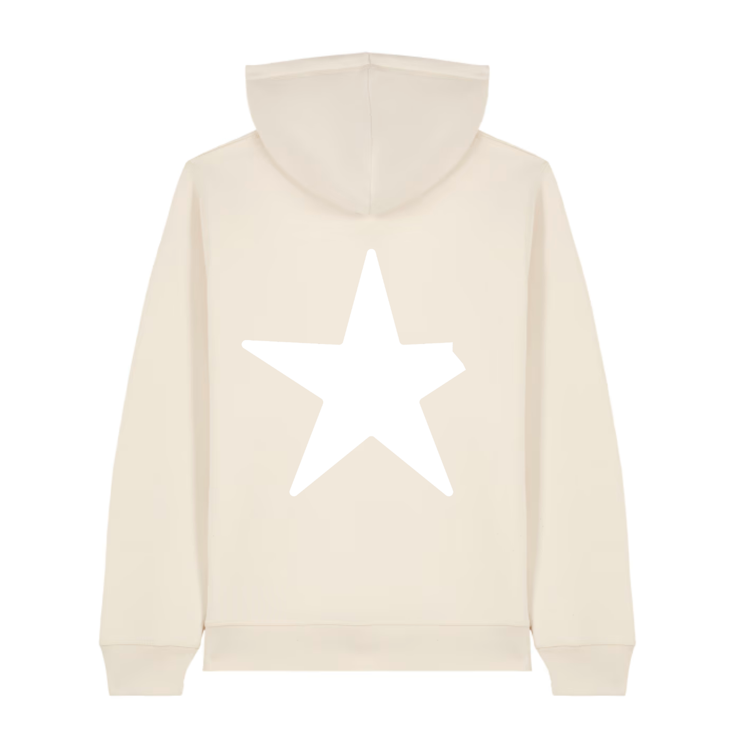 100% Organic unisex Hoodie in vielen Farben »Nur der abgebrochene Stern« hochwertig bedruckt