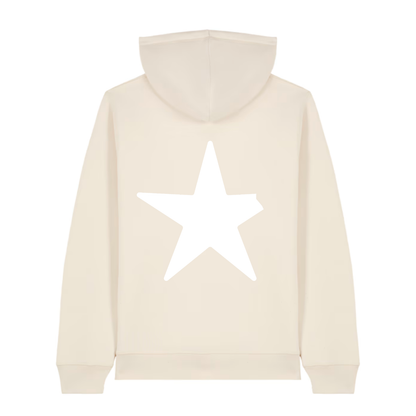 100% Organic unisex Hoodie in vielen Farben »Nur der abgebrochene Stern« hochwertig bedruckt