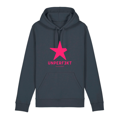 Organic unisex Hoodie »unperfekt in Pink«