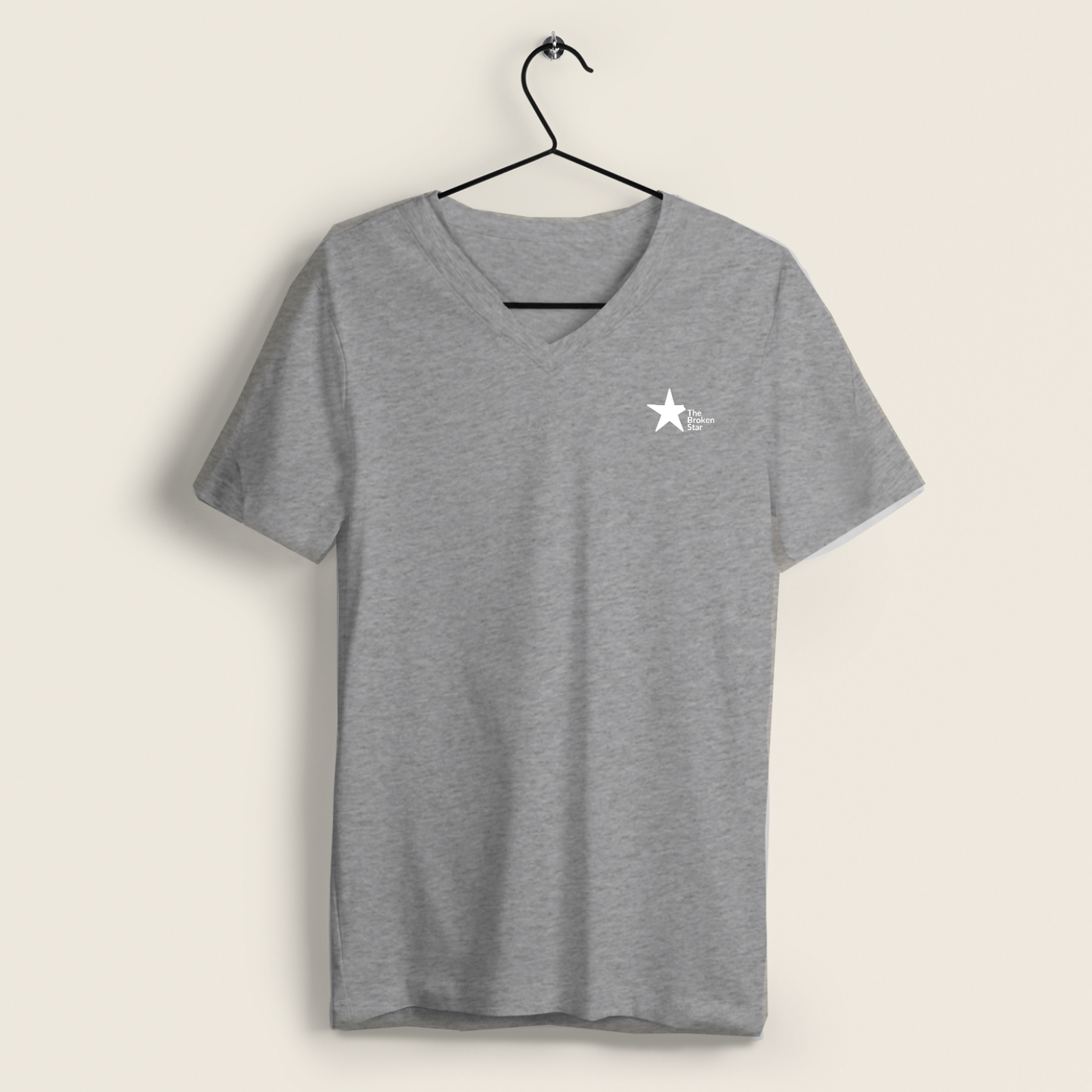 100% Organic V-Neck Damen Shirt »The Broken Star«
