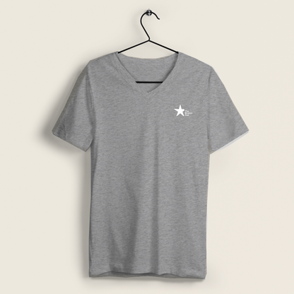 100% Organic V-Neck Damen Shirt »The Broken Star«