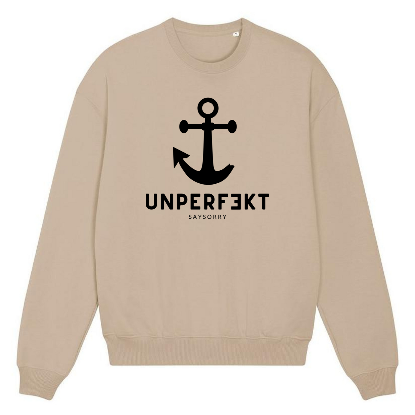 Organic Oversize Pullover »unperfekt Anker«