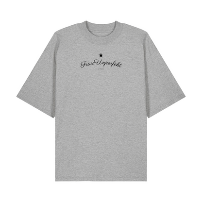 Premium Unisex Oversize T-Shirt »Frau Unperfekt« Unisex 100% Organic