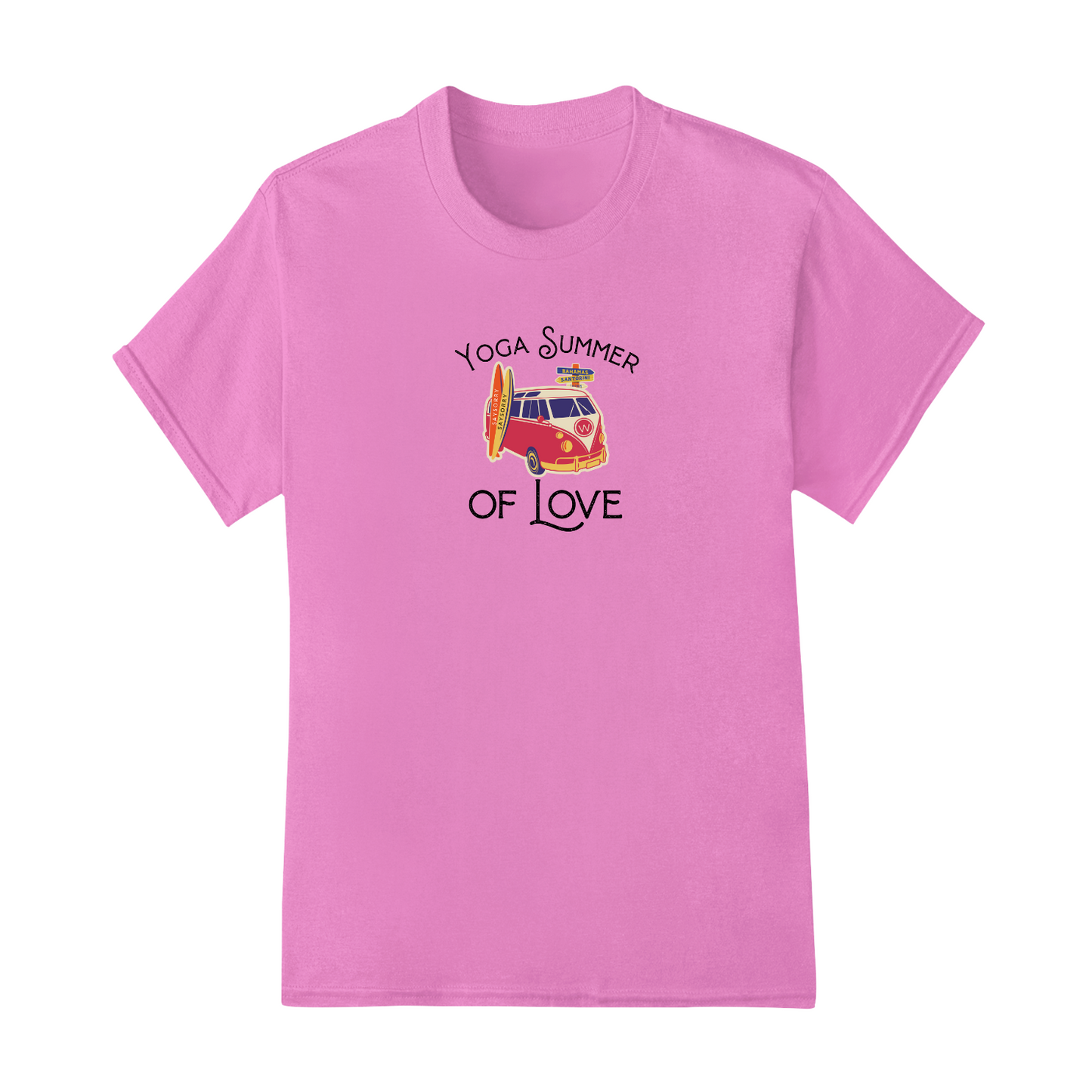 Klassisches Damen Shirt »Yoga Summer of Love« 100% Organic