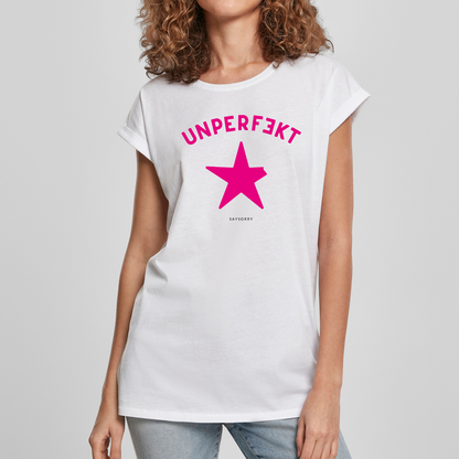 Organic Alle-Größen-Shirt »Unperfekt Stern in Pink«