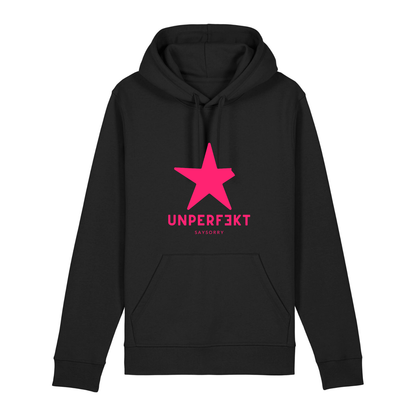 Organic unisex Hoodie »unperfekt in Pink«