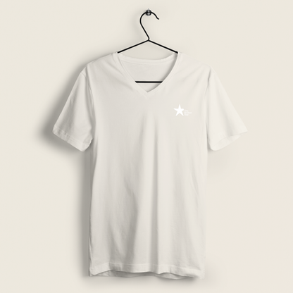 100% Organic V-Neck Damen Shirt »The Broken Star«