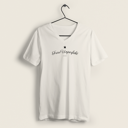 100% Organic V-Neck Damen Shirt »Frau Unperfekt«