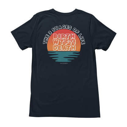100% Organic Herren Shirt »The 3 Stages Of Life«