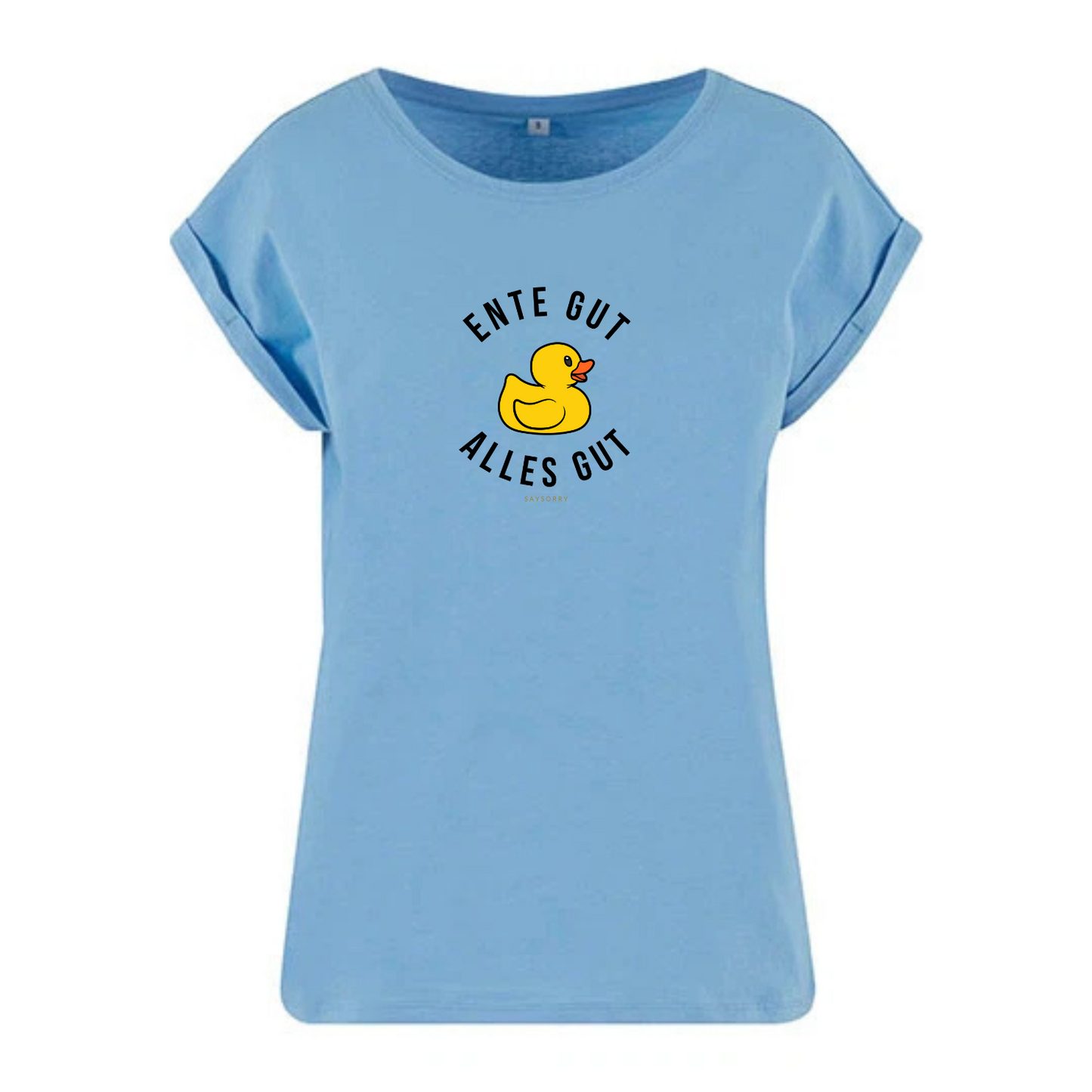 100% Organic Figurschmeichler Shirt »Ente Gut Alles Gut«