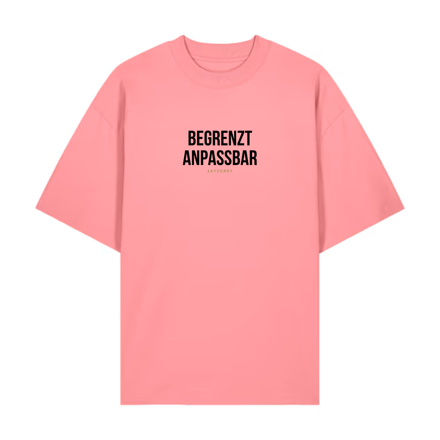 Premium Oversize T-Shirt »Begrenzt anpassbar« Unisex 100% Organic