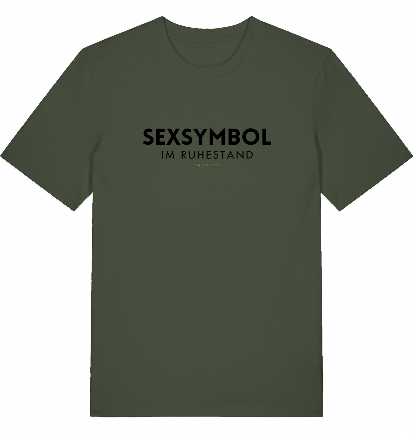 100% Organic Herren Shirt »Sexsymbol im Ruhestand«