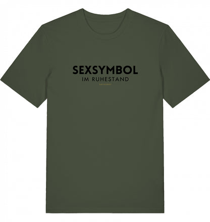 100% Organic Herren Shirt »Sexsymbol im Ruhestand«