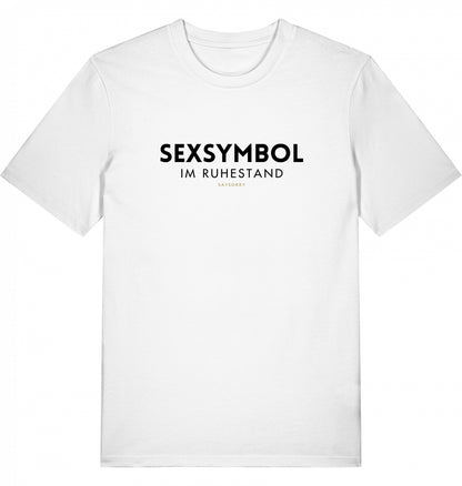 100% Organic Herren Shirt »Sexsymbol im Ruhestand«