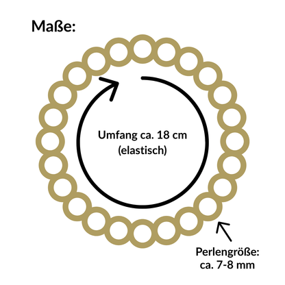 »Seelen-Balance« Blockadenlöser-Armband aus echten Onyx-Perlen inkl. abgebrochenem Stern