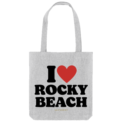 Tote Bag »I love Rocky Beach«