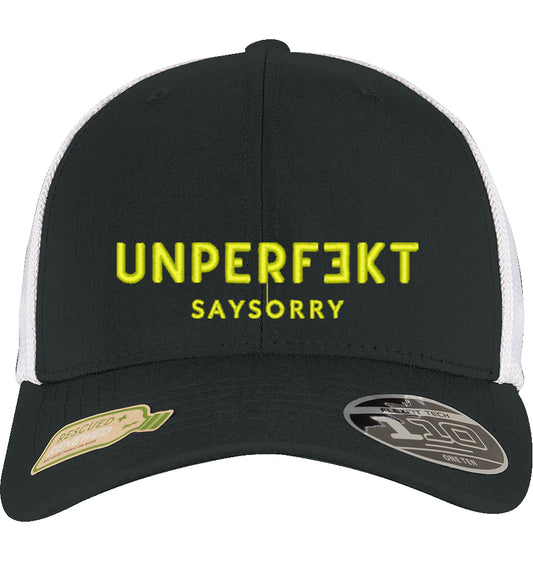 Recyceltes Cap »Unperfekt ist Neon« hochwertig bestickt