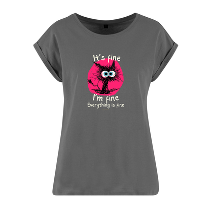 Organic Alle-Größen-Shirt »It’s fine, I’m fine, everything is fine«