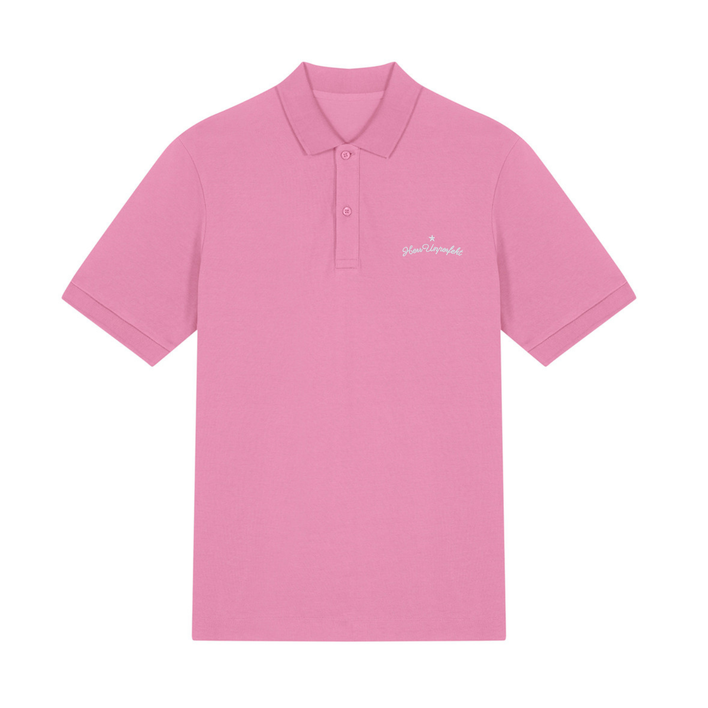 100% Organic Herren Polo-Shirt »Herr Unperfekt« hochwertig bestickt