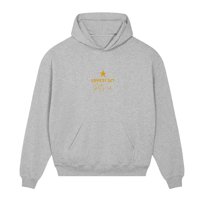 Glitzer Premium Hoodie 100% Organic »Unperfekt that’s me«