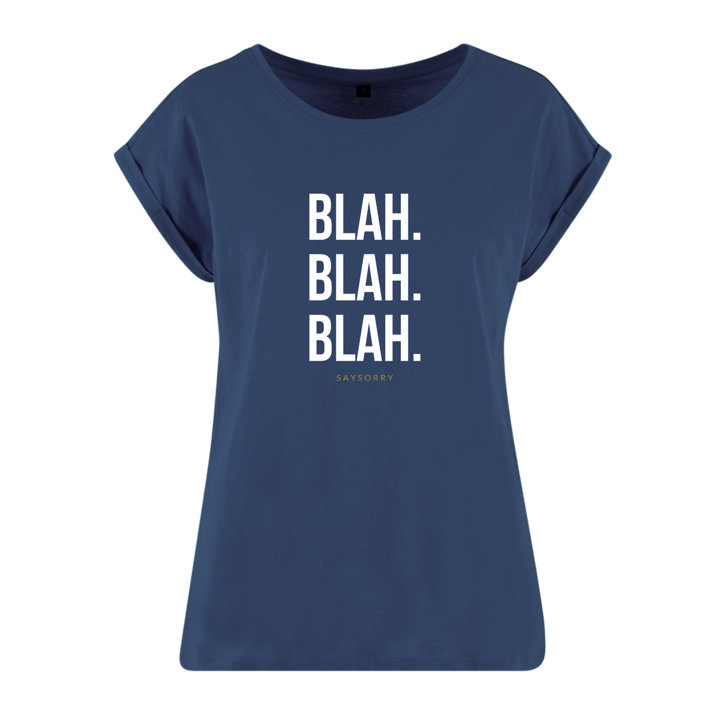 Organic Alle-Größen-Shirt »Blah. Blah. Blah.«
