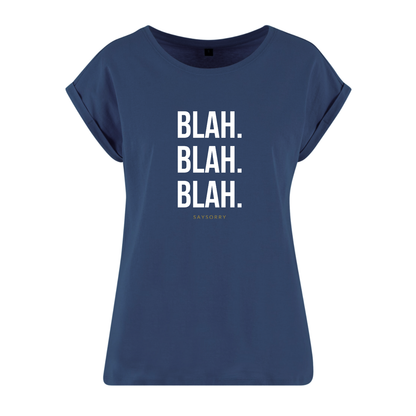 Organic Alle-Größen-Shirt »Blah. Blah. Blah.«