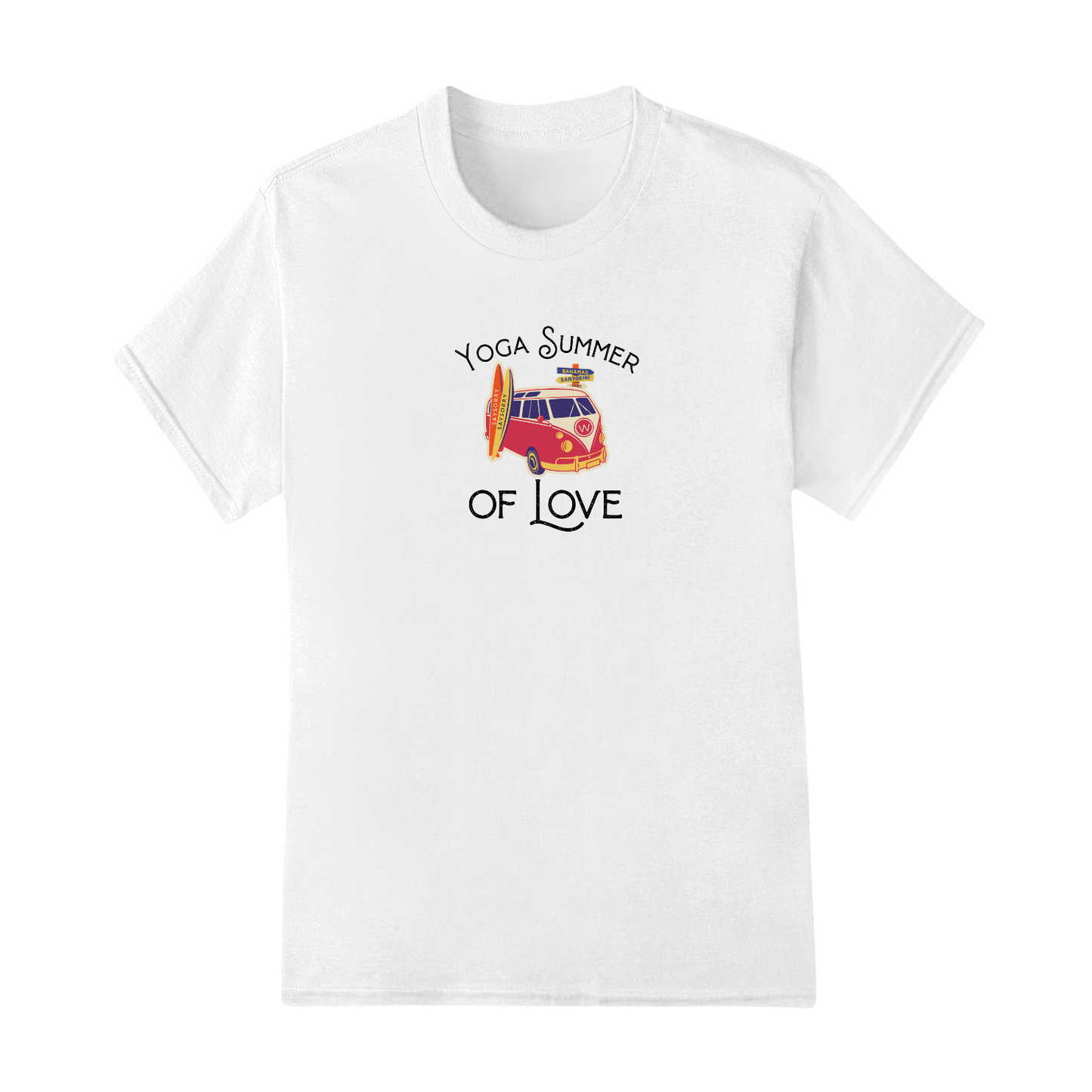 Klassisches Damen Shirt »Yoga Summer of Love« 100% Organic