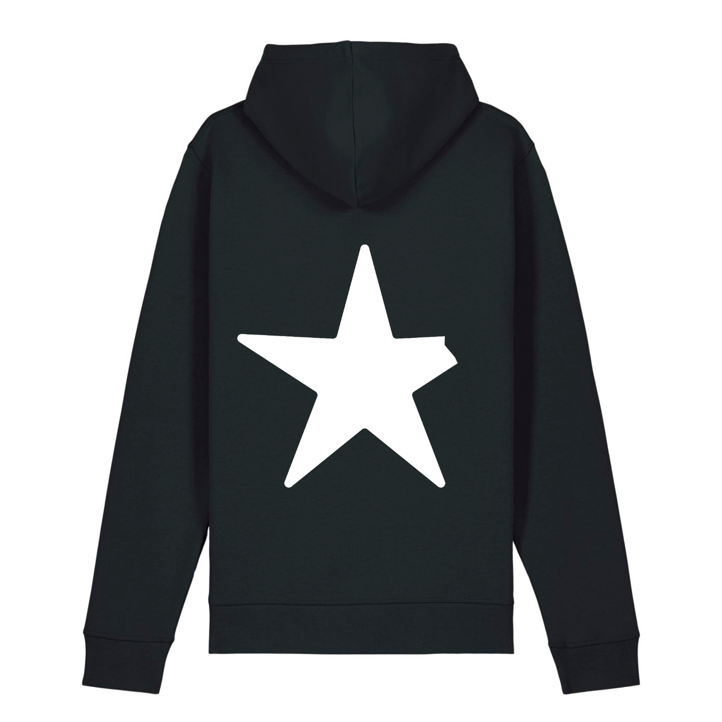 100% Organic unisex Hoodie in vielen Farben »Nur der abgebrochene Stern« hochwertig bedruckt