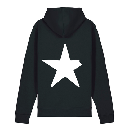 100% Organic unisex Hoodie in vielen Farben »Nur der abgebrochene Stern« hochwertig bedruckt
