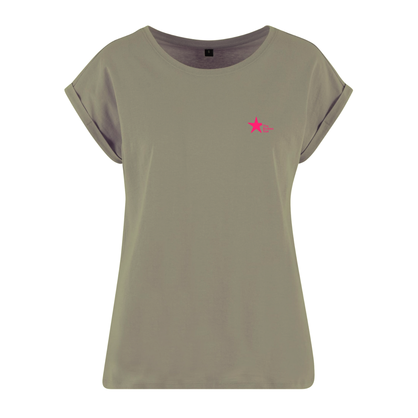 Organic Alle-Größen-Shirt »The Broken Star in Pink«