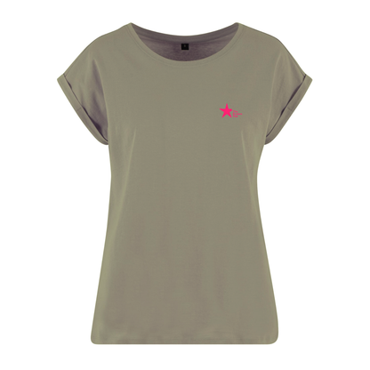 Organic Alle-Größen-Shirt »The Broken Star in Pink«