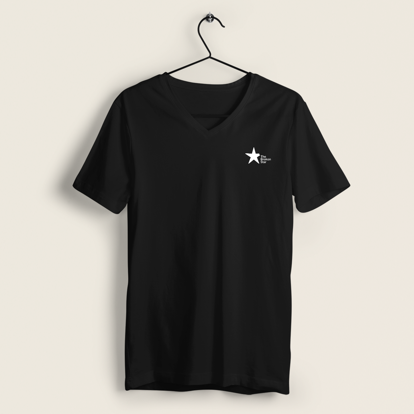 100% Organic V-Neck Damen Shirt »The Broken Star«