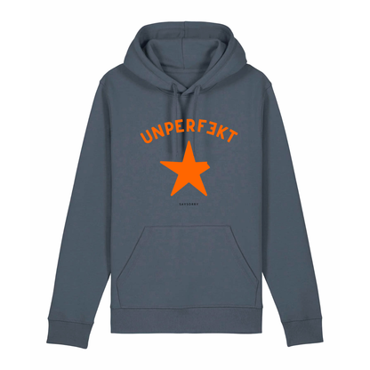 100% Organic unisex Hoodie »Unperfekt in Orange«