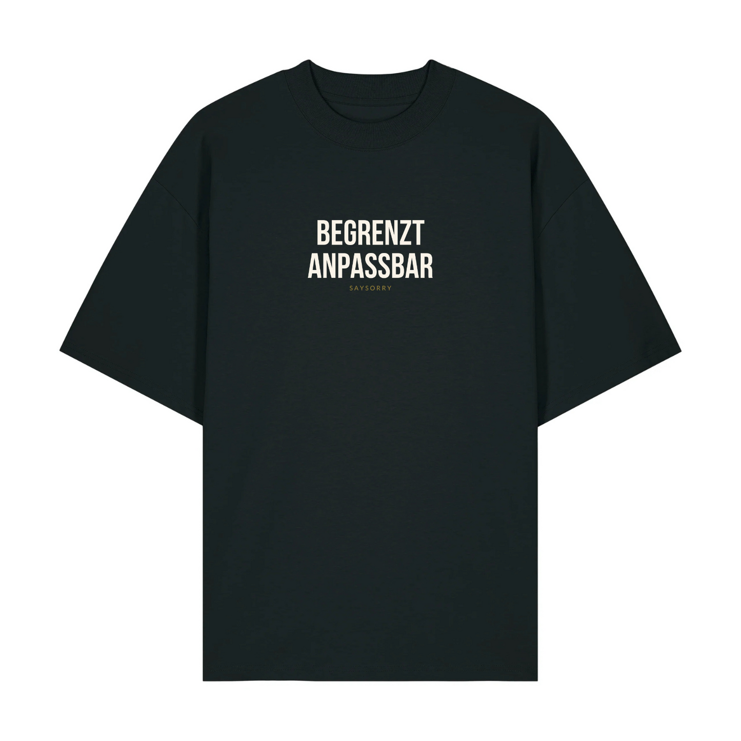Premium Oversize T-Shirt »Begrenzt anpassbar« Unisex 100% Organic