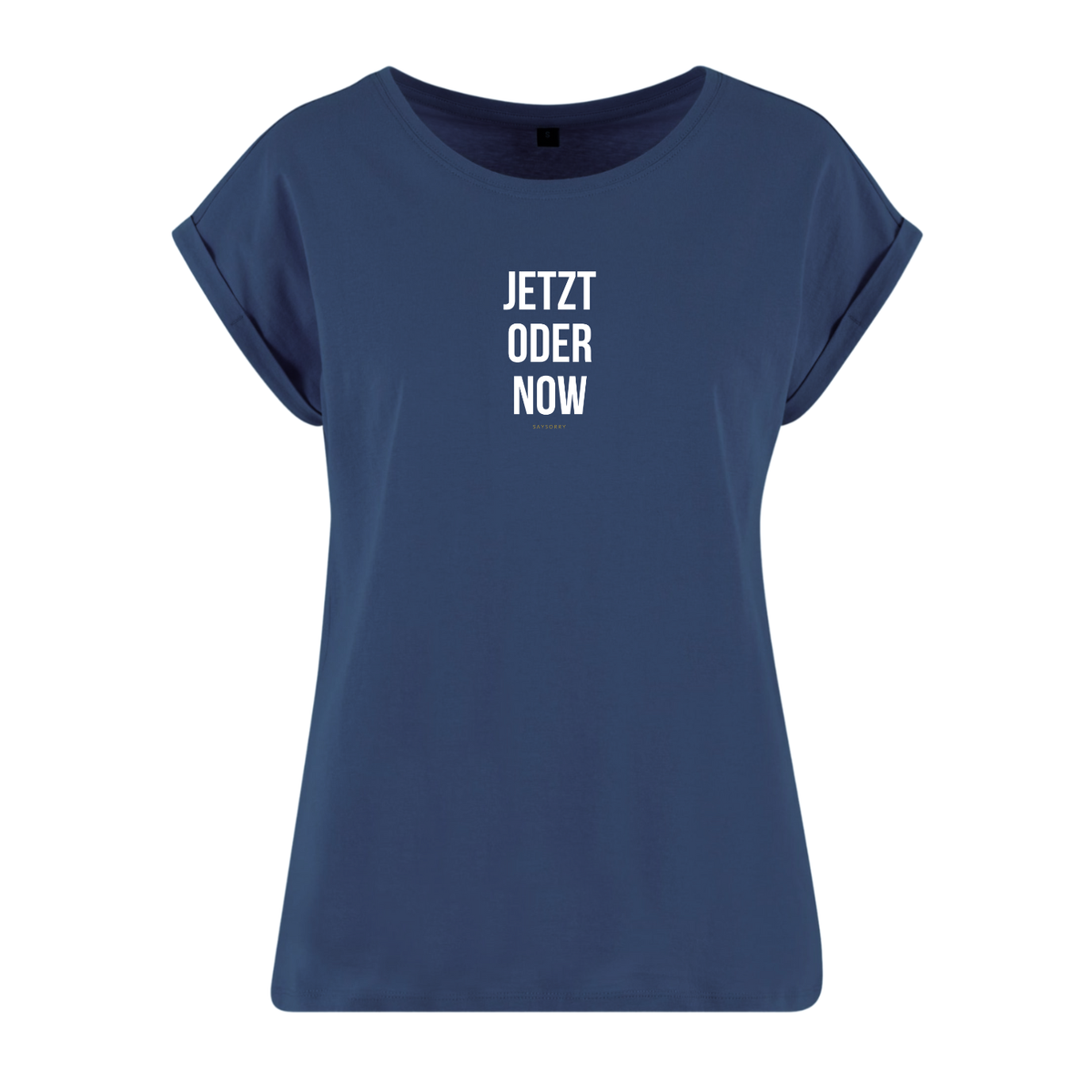 Organic Figurschmeichler-Shirt »Jetzt oder Now«