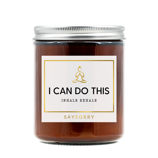 »I can do this« handgegossene Affirmations-Duftkerze in Premium-Qualität