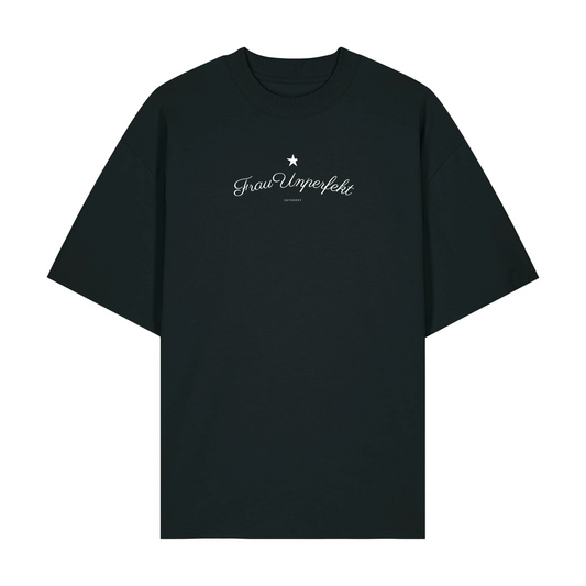 Premium Unisex Oversize T-Shirt »Frau Unperfekt« Unisex 100% Organic