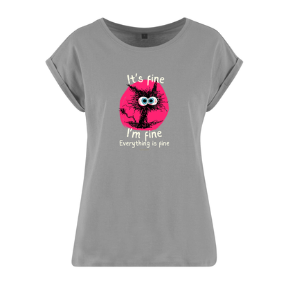 Organic Alle-Größen-Shirt »It’s fine, I’m fine, everything is fine«
