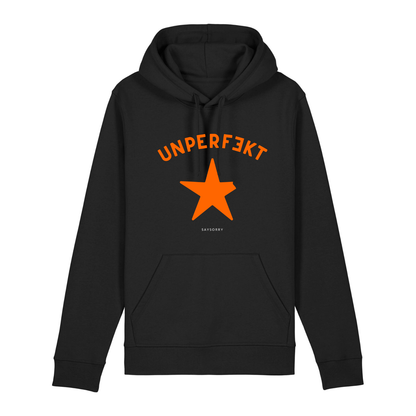 100% Organic unisex Hoodie »Unperfekt in Orange«