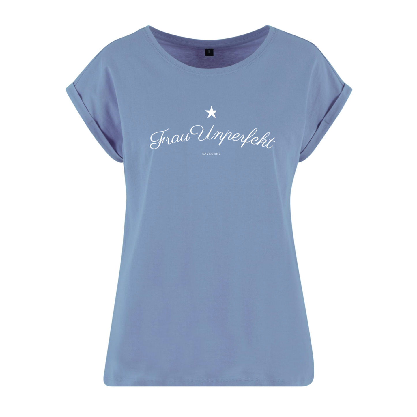 Organic Alle-Größen-Shirt »Frau Unperfekt mit dem abgebrochenen Stern«