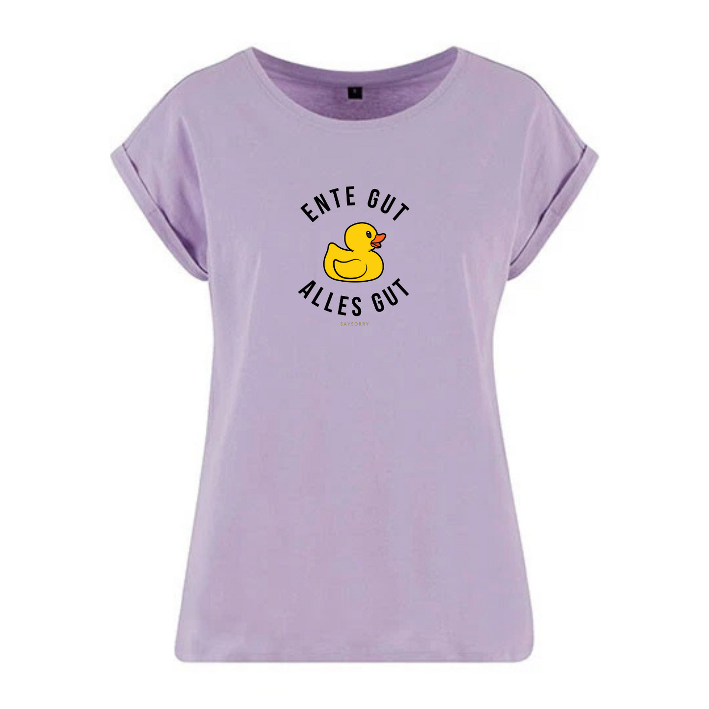 100% Organic Figurschmeichler Shirt »Ente Gut Alles Gut«