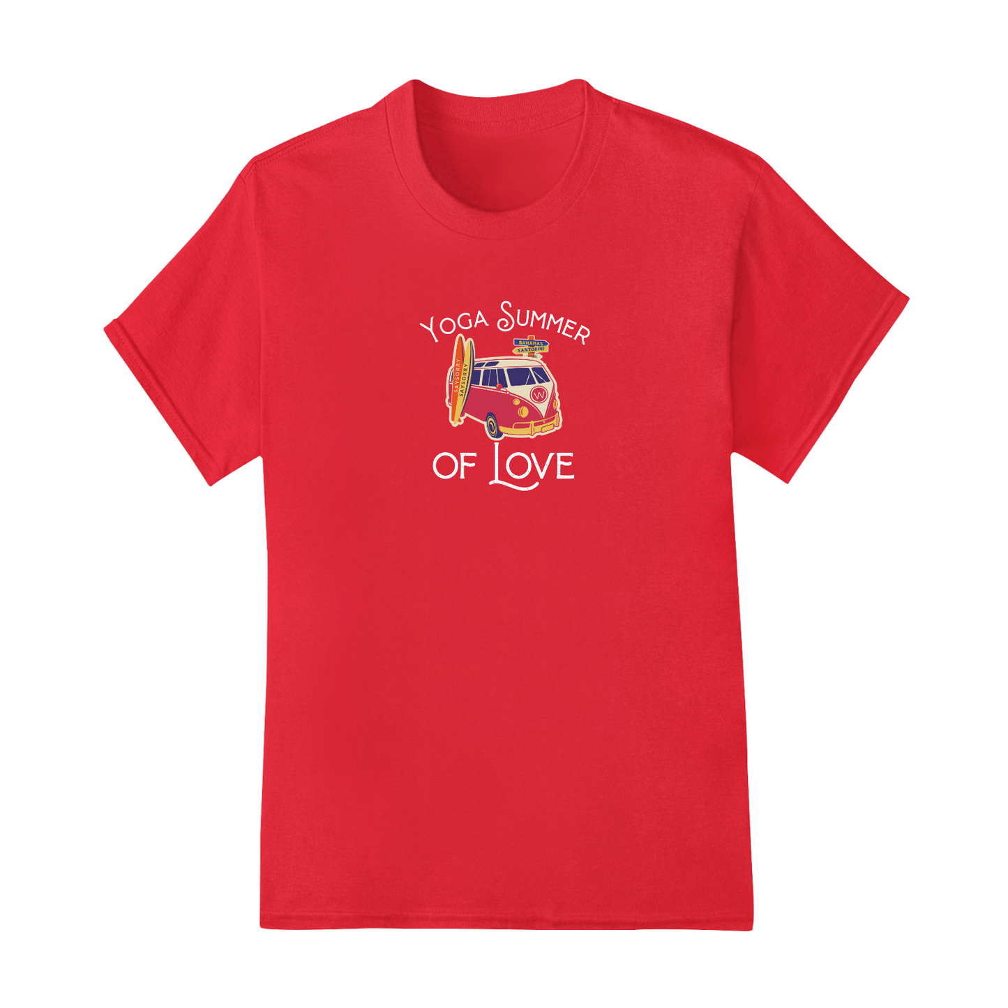 Klassisches Damen Shirt »Yoga Summer of Love« 100% Organic