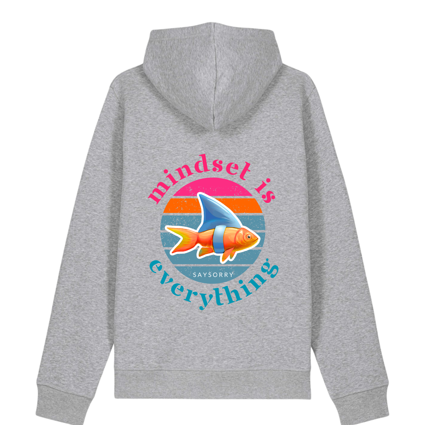 100% Organic unisex Hoodie in vielen Farben »Mindset is Everything«