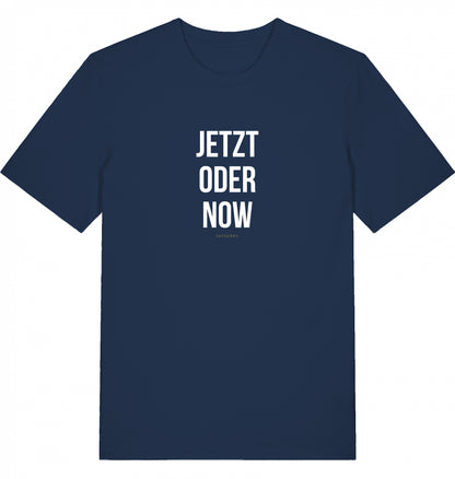 100% Organic Herren Shirt »Jetzt oder Now«