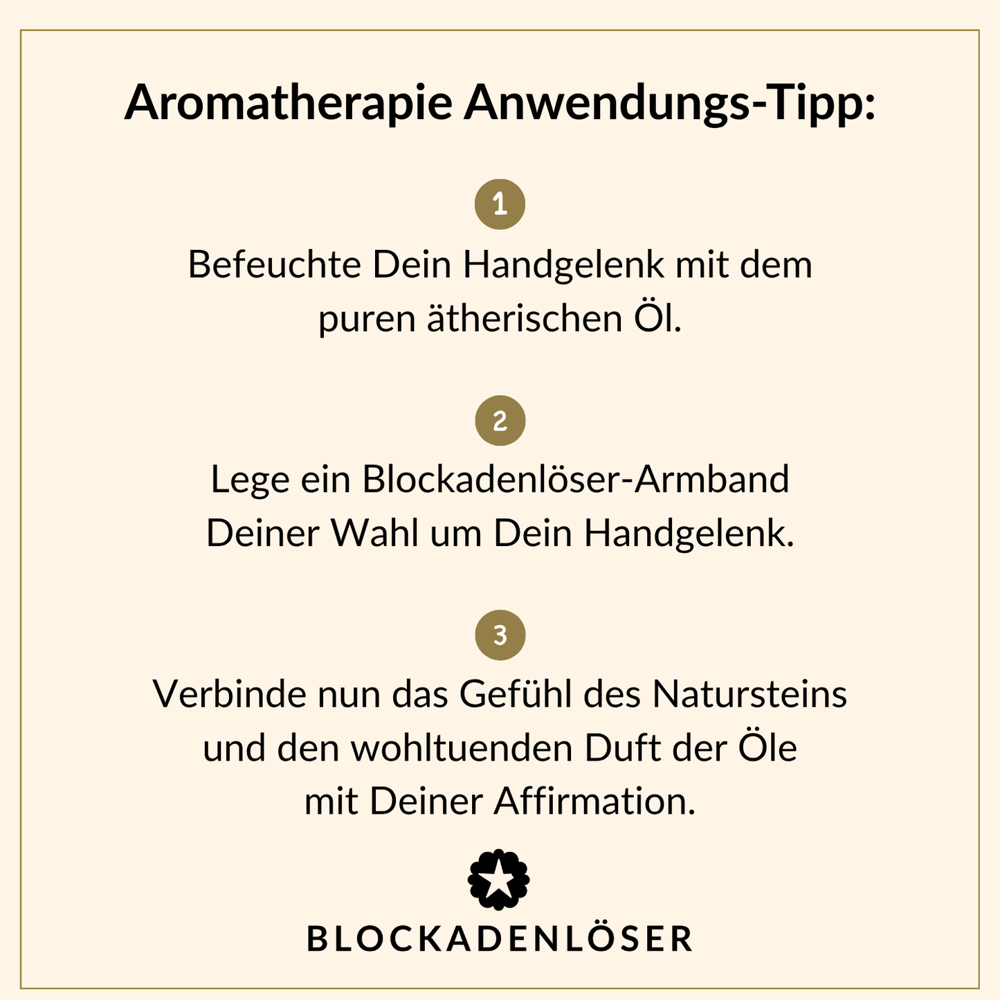 »Don’t Panic« Bundle: Natursteinarmband inkl. abgebrochenem Stern+ ätherisches Duft-Öl + Geschenk