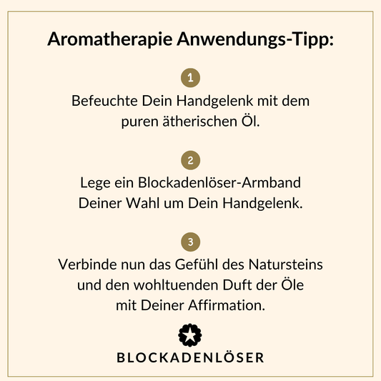 »Don’t Panic« Bundle: Natursteinarmband inkl. abgebrochenem Stern+ ätherisches Duft-Öl + Geschenk